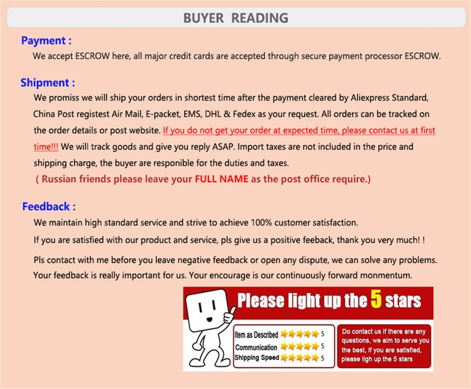 3010-7 BUYER READING