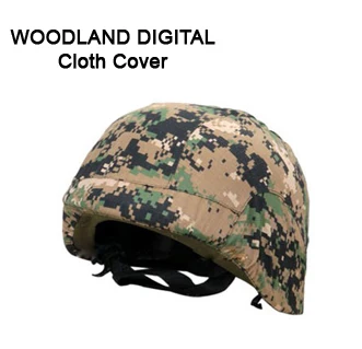 M88 Топ тактический шлем Крышка CS военный шлем крышка airsolft Пейнтбол тактический шлем тканевый чехол ACU CP Лесной цифровой - Цвет: Woodland Digi Cover