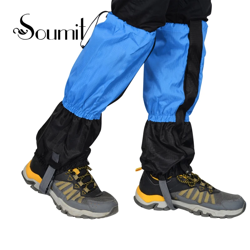 Soumit Unisex Snow Boot Covers Legging Gaiters Waterproof Windproof