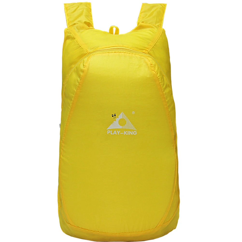 Складной Водонепроницаемый легкий рюкзак для путешествий на открытом воздухе спортивный походный рюкзак сумка на плечо - Цвет: Желтый цвет