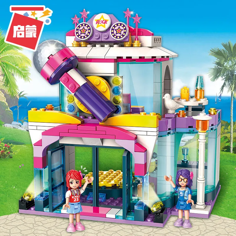 ENLIGHTEN-City-Girls-Princess-KTV-Star-Dream-Stage-Building-Blocks-Sets-Bricks-Model-Kids-Classic-Compatible (4)