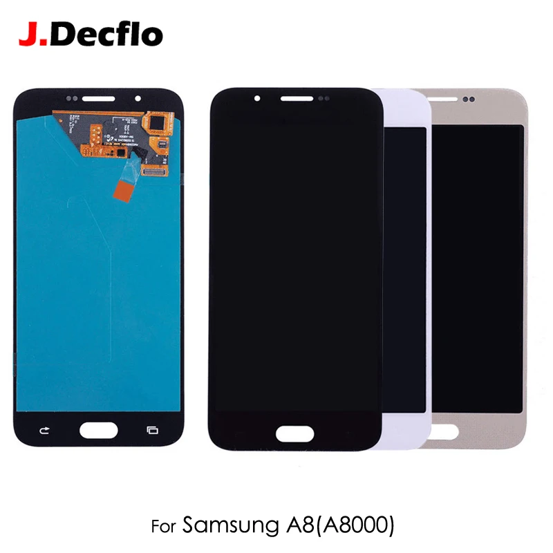 

OLED/TFT For Samsung Galaxy A8 A8000 LCD Display Touch Screen Digitizer Glass Assembly Replacement White Black