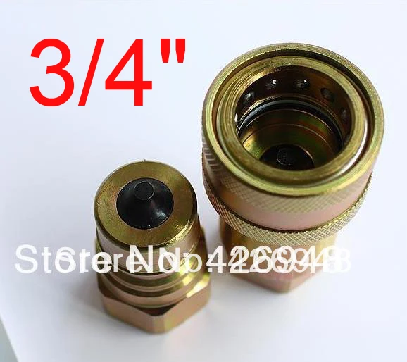 3/4 'ɻSP гидравлическая БЫСТРОРАЗЪЕМНАЯ муфта ISO7241A 3000PSI совместимая с PARKER 6600