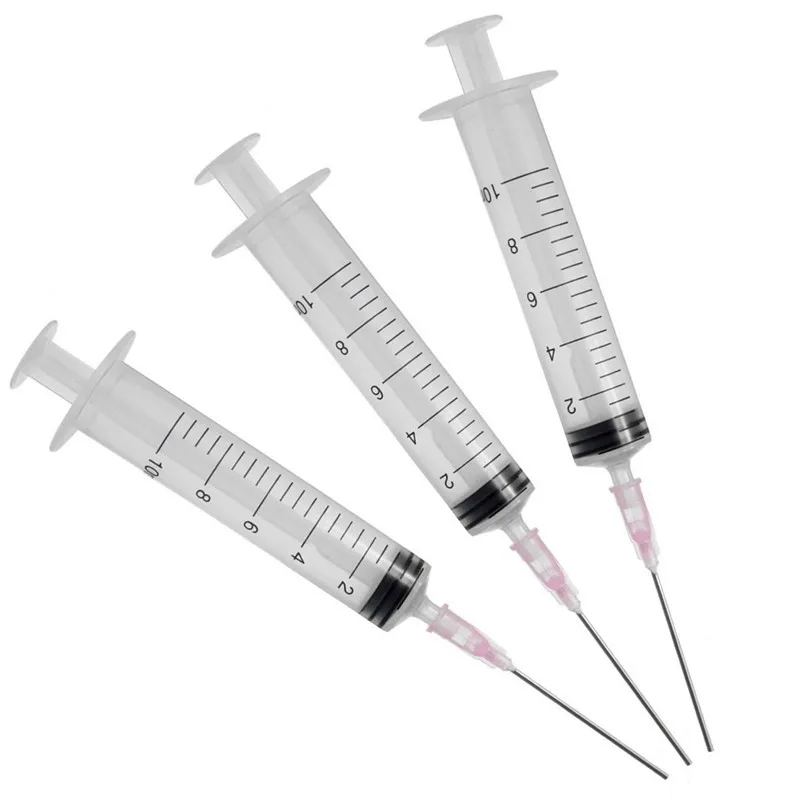 

5set 10ML syringe needle ink cartridge tool Printer ink Adding Fill Needle Syringes Blunt For Refilling Ink