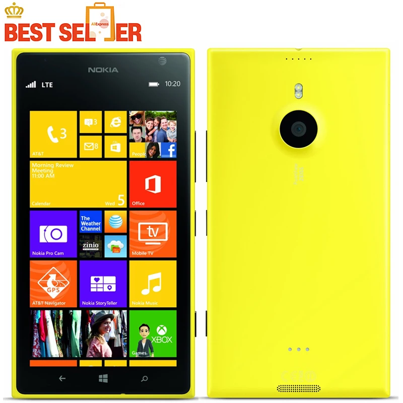 Original Nokia Lumia 1520 GPS Wi Fi Bluetooth 4.0 6 inch 20MP Camera 4G 2GB 32GB Unlocked Lumia