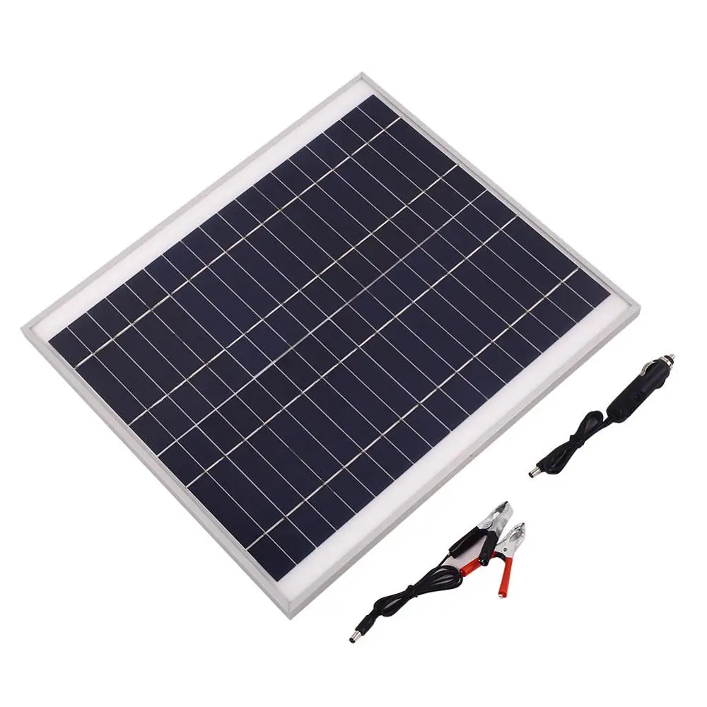

True 20w flexible solar panel panels solar cells cell module DC for car yacht led light RV 12v battery boat outdoor charger
