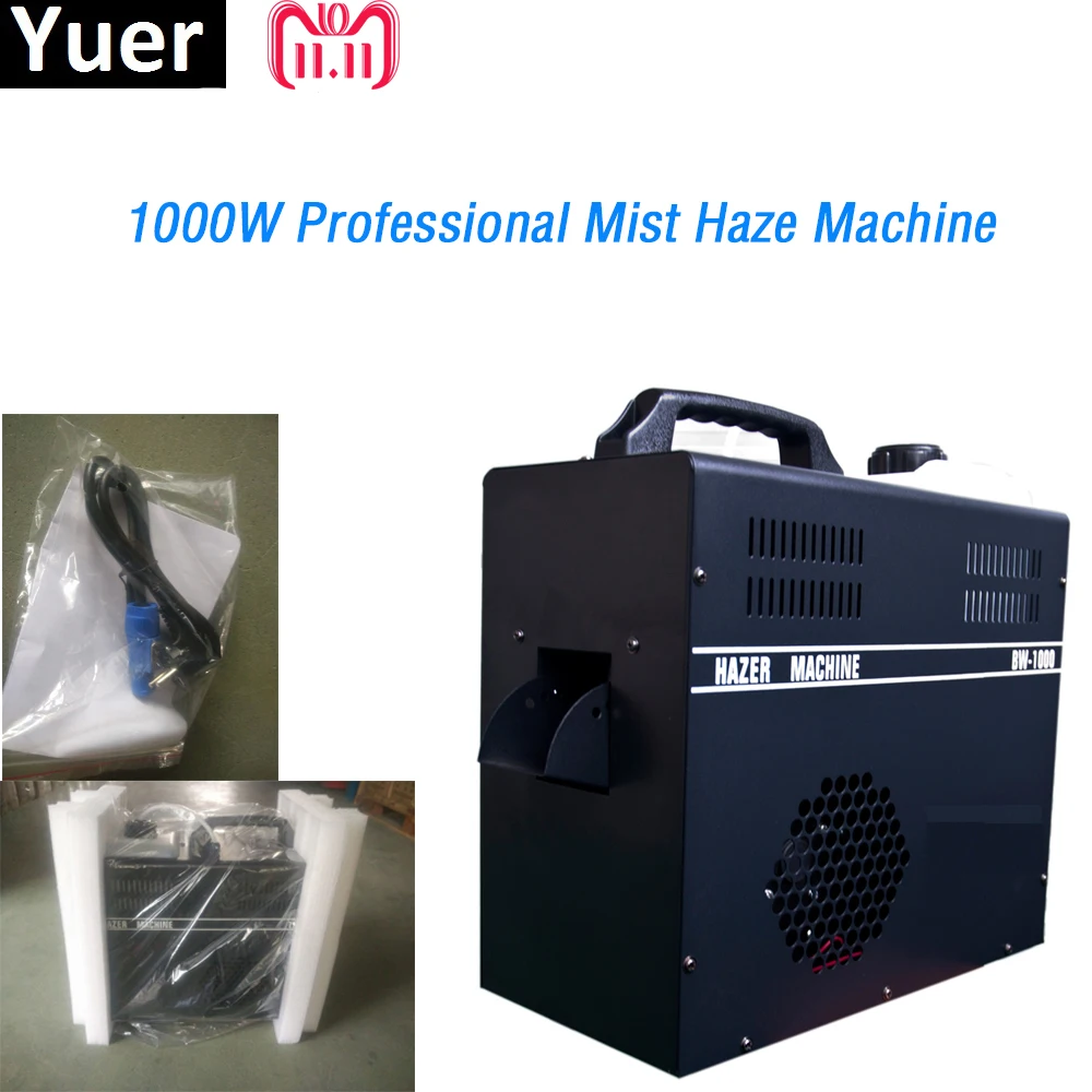 Yuer 1000W Professional Mist Haze Machine Use Haze Oil Special Smoke Hazer Fog Machines DMX512 For DJ Disco Stage Equipment Yuer 1000W Professional Mist Haze Machine Use Haze Oil Special Smoke Hazer Fog Machines DMX512 For DJ Disco Stage Equipment