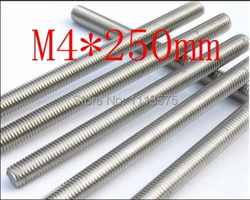 

M4*250mm 304,321,316 stainless steel thread bar,threaded rod nuts and bolts,threaded bar bolts and nuts