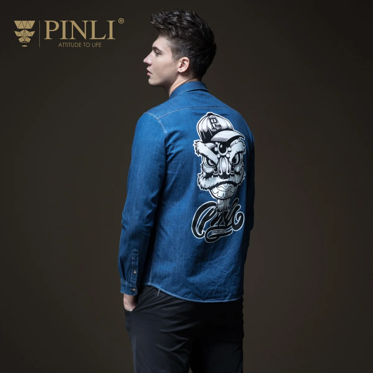 

2019 Camisas Para Hombre Full Camiseta Masculina Pinli Pin Li New Style Men's Suit, Wash, Jeans, Long Sleeved Shirt B183233632