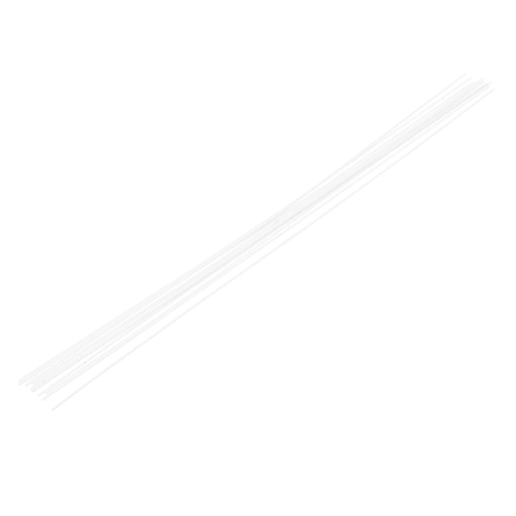 10Pcs 250mm Length ABS Round Plastic Rod Architectural Model Making Building DIY Model Material Rod Sticks Solid Rod