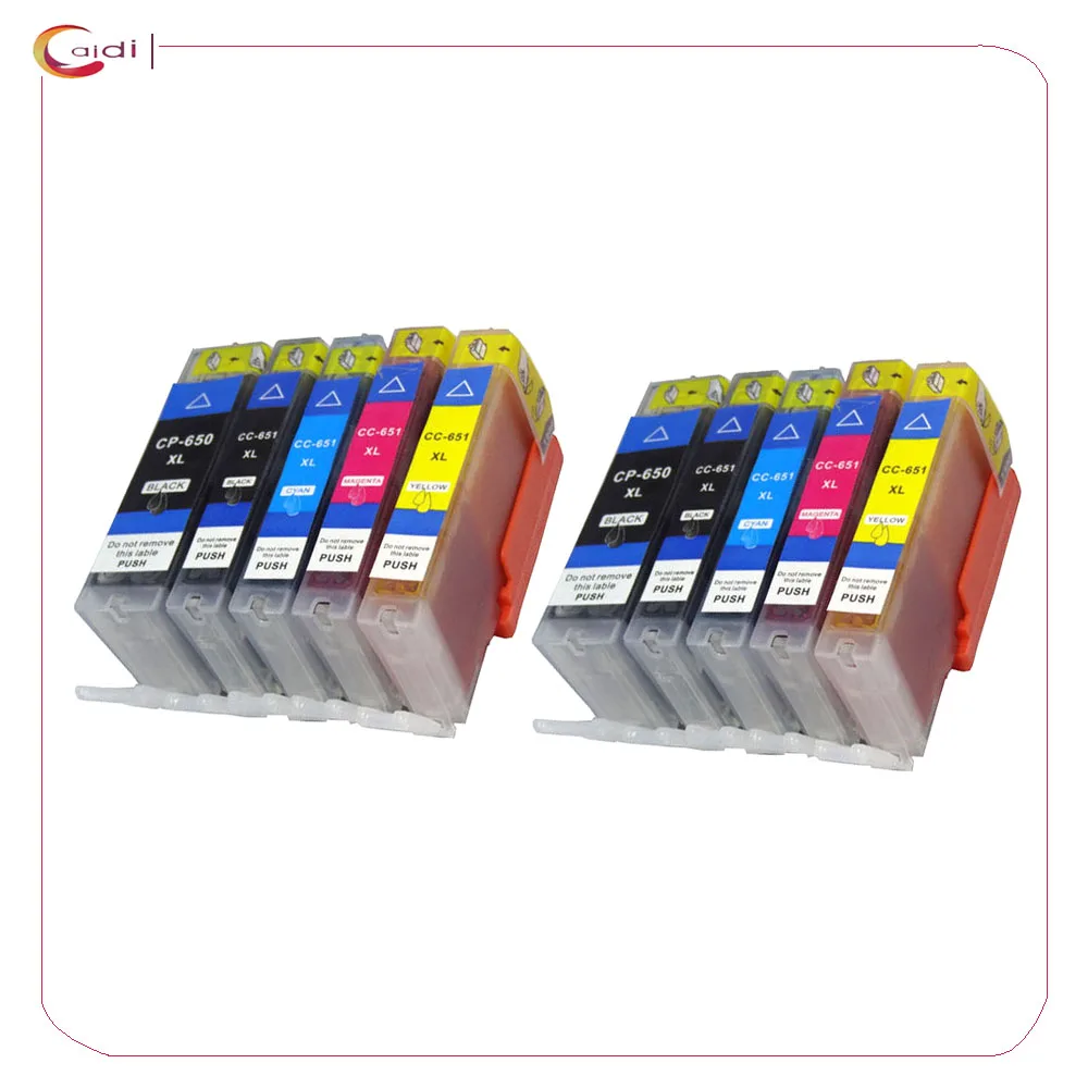 10 шт. картриджи для струйных принтеров Canon PIXMA MG5460 MG5660 MG6460 MG6660 | Компьютеры и офис