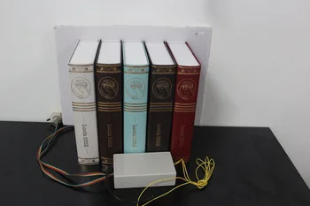 

real life escape room Takagism game props 5 Books prop magic props for escape mysterious room Real-life escape room game props