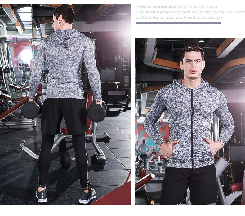 New Winter Warm Tracksuit Men Hooded Hoodie Mens Sports Baseball Jerseys Zipper Sweatshirt Long Sleeve Jacket Fitness Hoodies  5