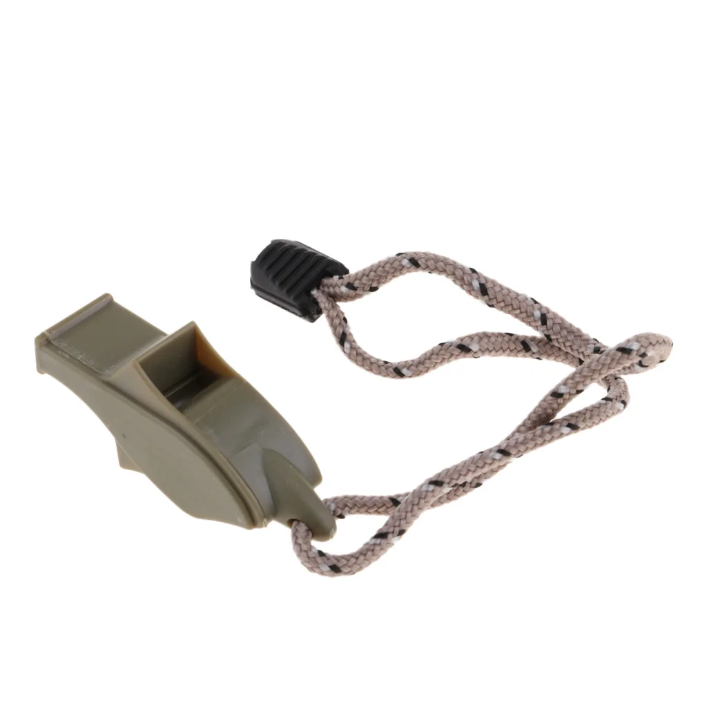 MagiDeal Safety Signal Whistle with lanyard for Boating Camping Hiking Hunting Emergency Survival Hand Strap Keychain