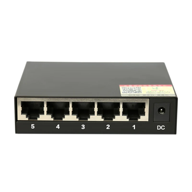 

Network Switchs 5 Port Gigabit Desktop Switch Adapter 10/100/1000Mbps Fast Ethernet Switcher LAN Hub Full/Half duplex Exchange