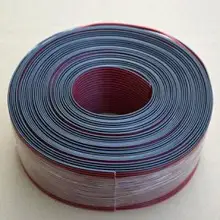 40 P Красный N Черный 26AWG плоский кабель