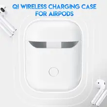 QI беспроводной зарядный чехол приемник зарядная гарнитура защитный чехол для Airpod QI стандарт для iphone bluetooth наушники
