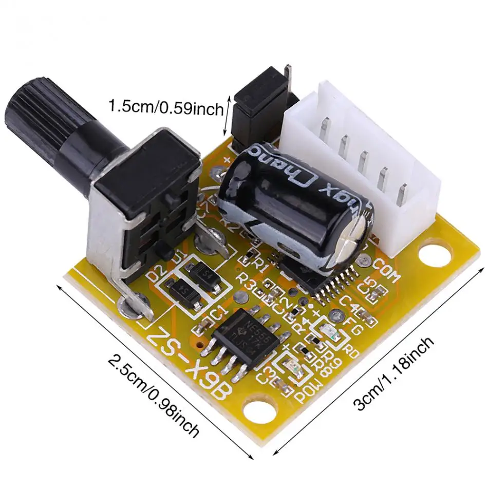 DC 5 V-15 V 15 Вт Мотор драйвер BLDC 3-фазный бесщеточный мотор драйвер Бессенсорное Скорость контроллер