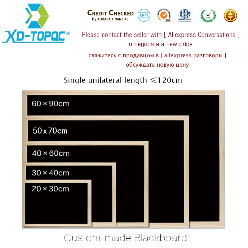 XINDI Individualized Custom Made Writing Board Various Different Sizes 