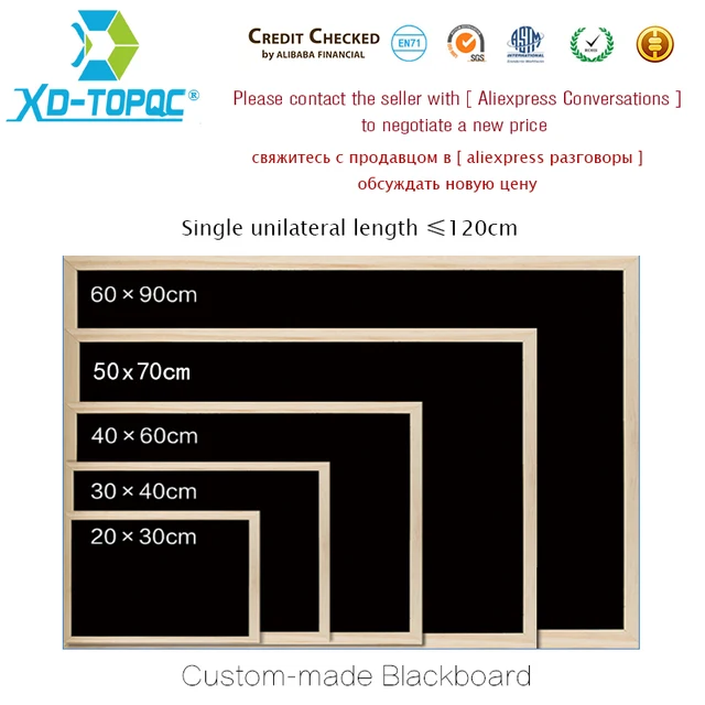 XINDI Individualized Custom Made Writing Board Various Different Sizes 