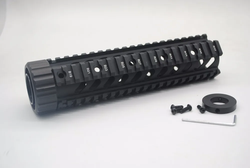 TriRock Black Aluminum Front End Cap for M4 Quad Rail Handguard 36 mm out diameter Free Shipping