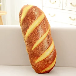 38cm Butter bread Длинное масло, хлеб, мясо, нить, кунжут, пицца, бифштекс, подушки, еда, плюшевая подушка, имитация закусок, украшение, спинка, подушка - Цвет: 38cm Butter bread