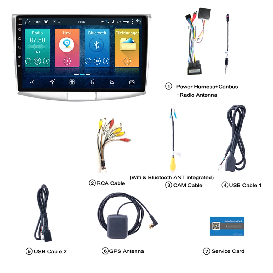 Perfect 10.1 inch 2.5D IPS Tempered HD multi-touch screen Android 8.1 NAVI for VW magotan 2012-2018 with Bluetooth USB WIFI support SWC 1