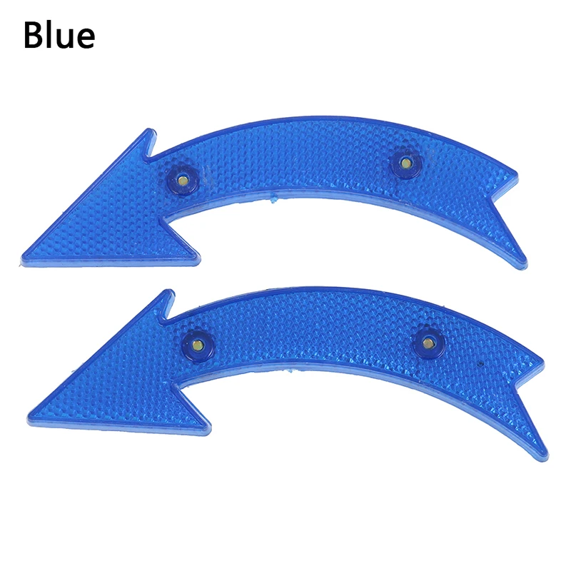 2 Pcs Road Bike Bicycle Reflector Cycling Arrow Shape Safe Warning Accessori/_ti