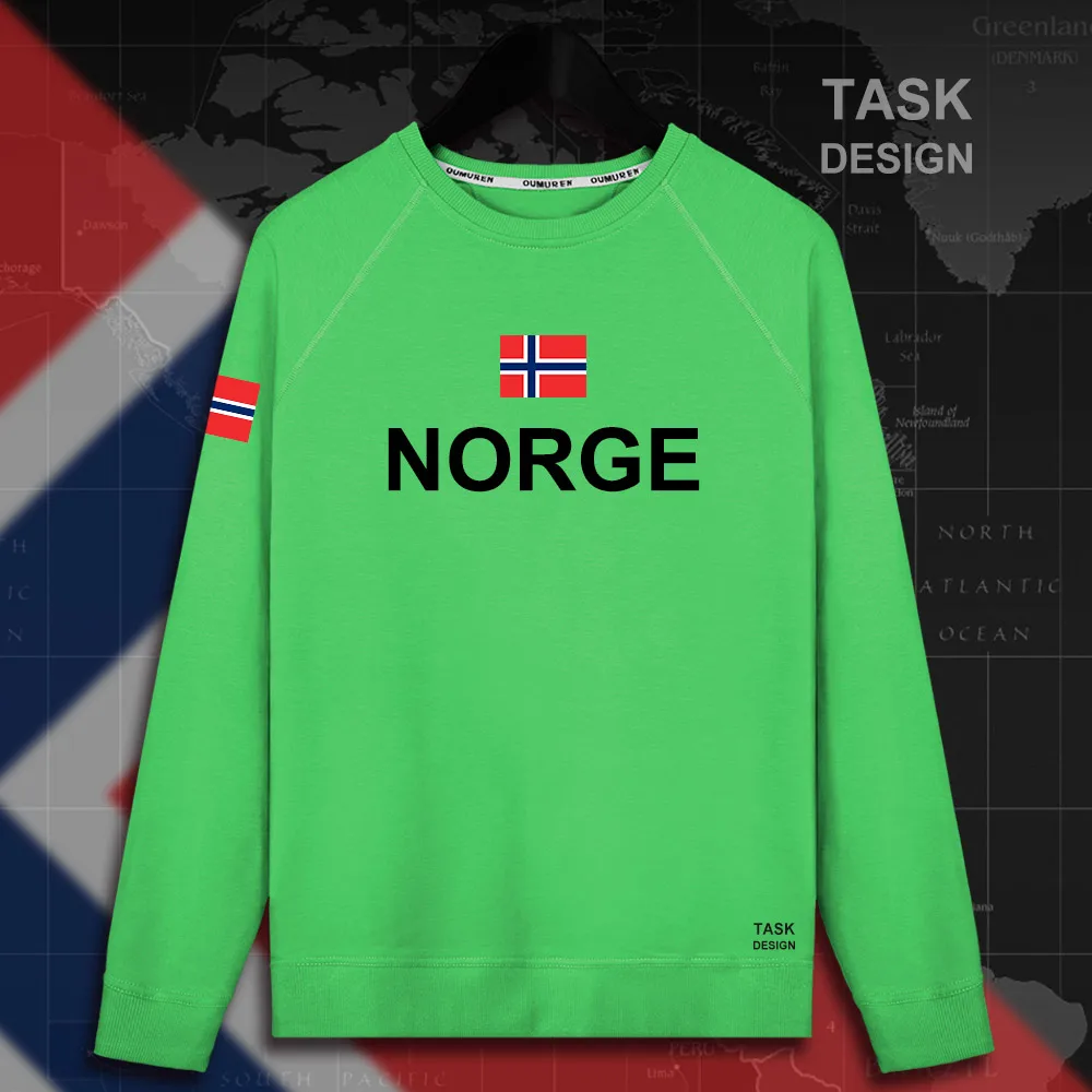  Norway Norge NOR Norwegian Nordmann NO mens hoodie pullovers hoodies men sweatshirt thin new street