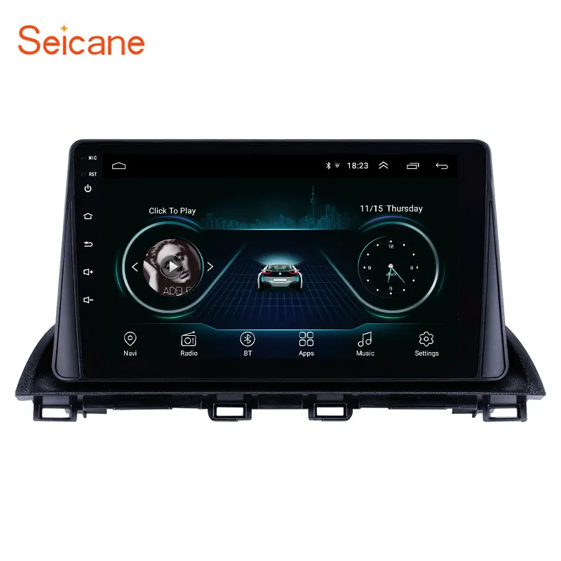 Продажа Seicane Android 8,1 2Din автомобильный Радио Мультимедиа Видео плеер GPS для Mazda 3 Axela 2013 2018 поддержка SWC DVR OBD wifi Зеркало Ссылка