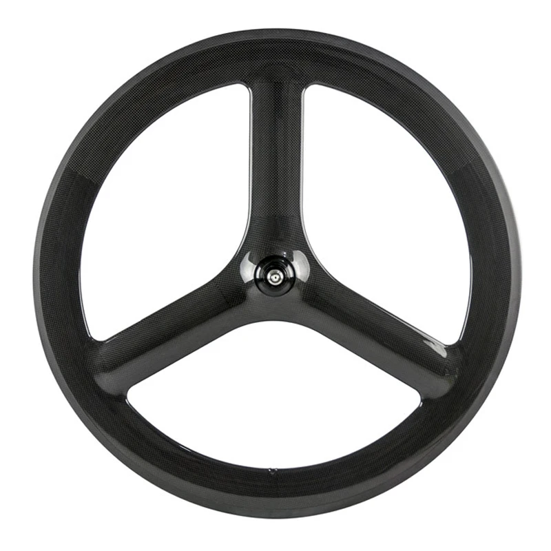 

3 Spoke wheel clincher carbon wheel tri spoke wheels carbon wheelset for road bike wheel tubular