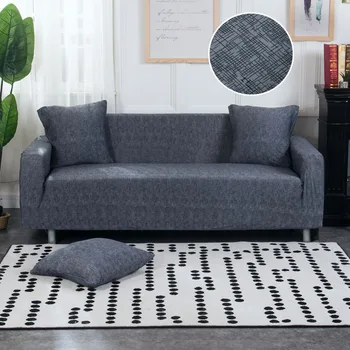 

Blue Stretch Sofa Cover Elastic Sofa Seat Cover Copridivano Sofa Covers For living Room couch covers Sofa Set 1/2/3/4 seater 1PC