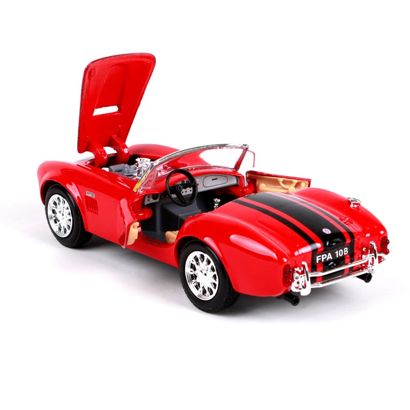 Maisto 1:24 1965 SHELBY COBRA 427 литая модель автомобиля металлическая машина детские игрушки