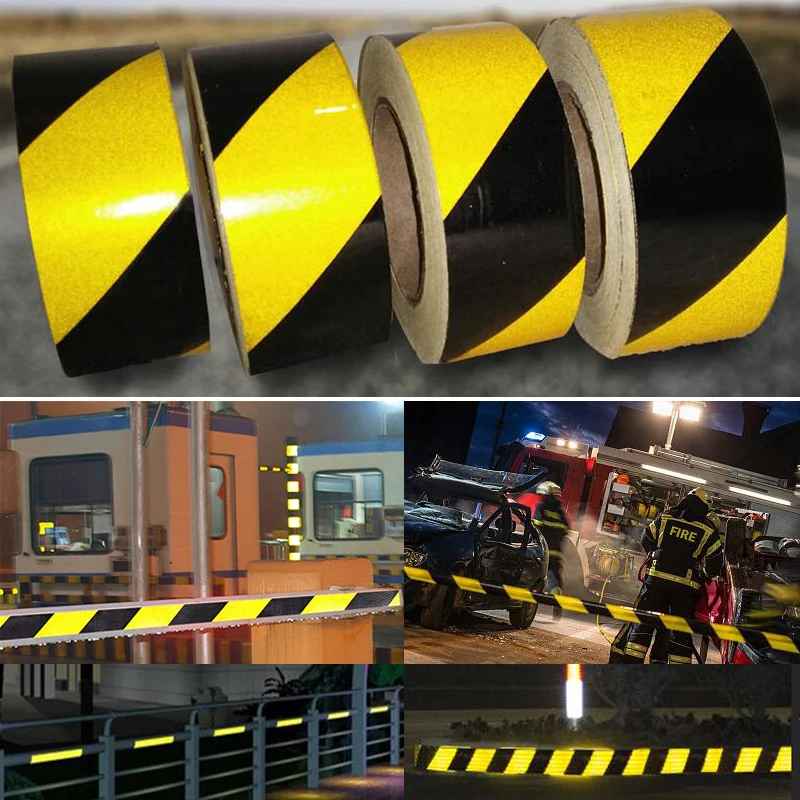 roadstar-50mm-x45m-roll-self-adhesive-pet-reflective-sticker-warning-strip-decal-corrosion-resistance