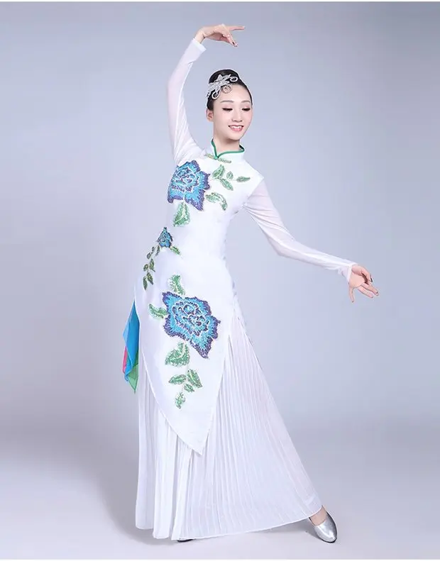 Hanfu Женский костюм для китайских танцев Танцы r костюм, китайский, традиционный древнекитайский карнавальный костюм hanfu платье этап наряд