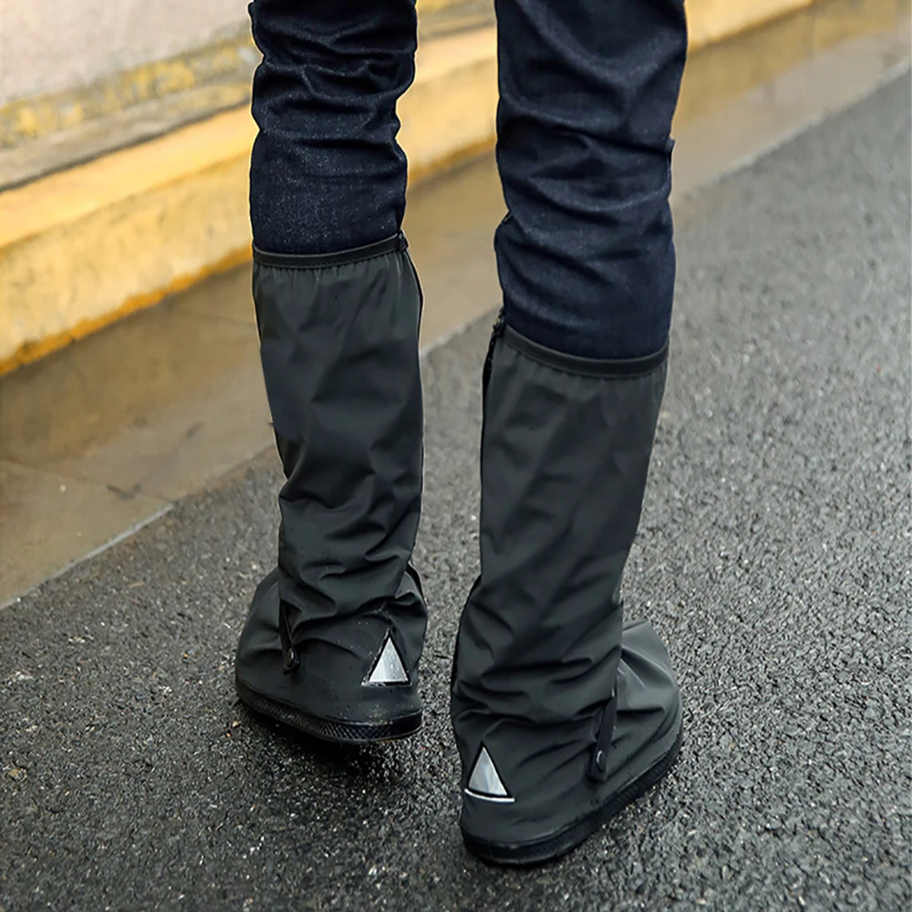 1PC Raincoats Non-slip Shoe Cover Waterproof reusable Motorcycle Cycling Bike Rainwear Shoes Rain Covers Easy to ride for rider8