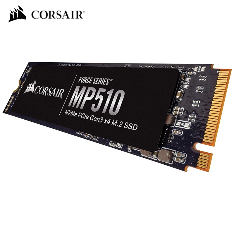 Ноутбук CORSAIR FORCE Series MP510 SSD 240 ГБ m.2 2280 NVMe PCIe Gen3 x4 M.2 480 960 1920 Гб Твердотельный