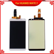 5pc/lot 100%Guarantee Tested LCD Display Touch Screen For HUAWEI MATE 2 High Quality 6.1” White Mobile Phone LCDs Free Shipping
