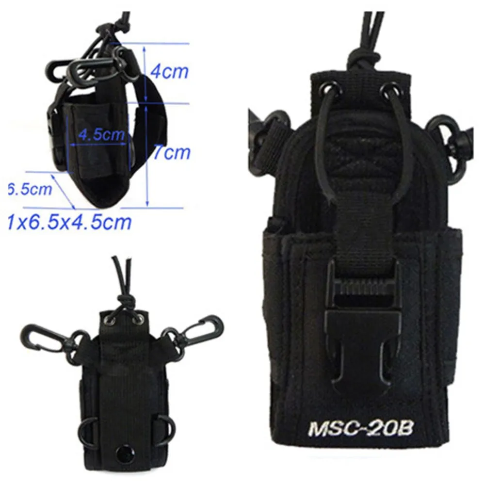 Portable Two Way Radio Case for Baofeng Walkie Talkie VHF UHF UV-5R UV-5RA Plus UV B6 UV-82 For Motorola HT750 Kenwood Wouxun (1)