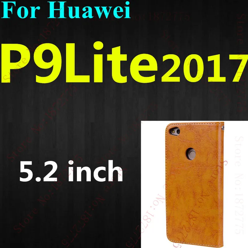 Флип Чехол Для huawei P20 P10 P8 P9 Lite Mini P Smart на Honor 7C 7A Pro 6A 5A 6X 7X Y5 Y7 Y6 Prime Коврики 10 8 9 20 Lite - Цвет: P9 Lite 2017