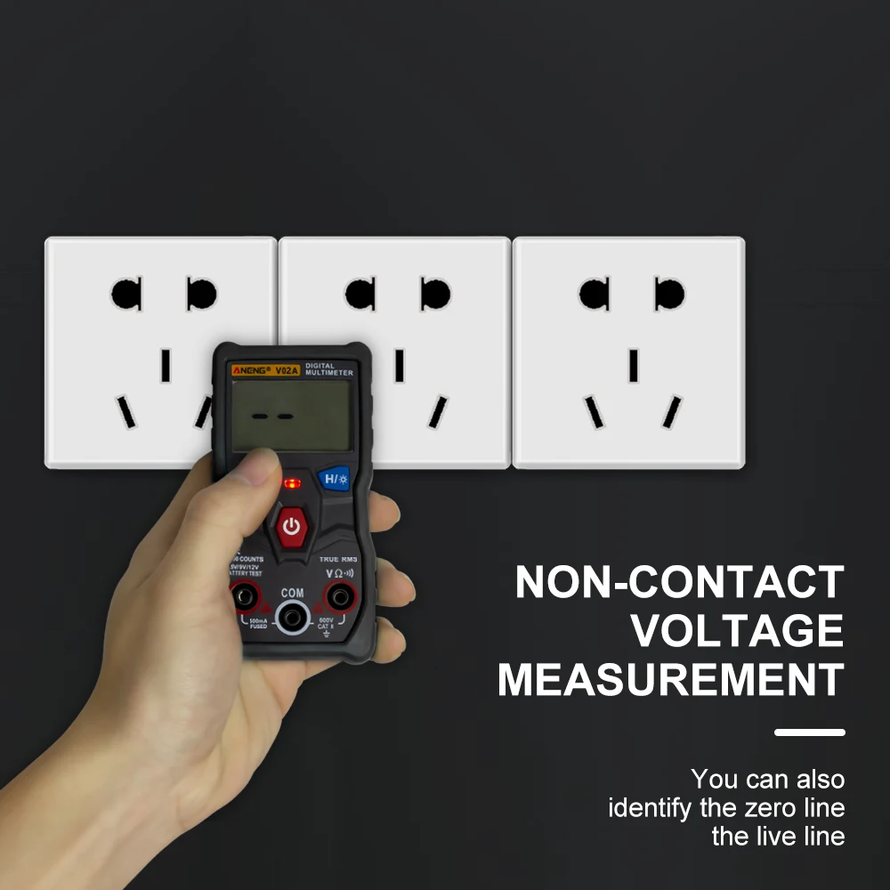 

Mini True RMS Auto Ranging Multimeter Digital Professional 4000 Counts LCD Display Multitester Avometer Multimetre Multimetro