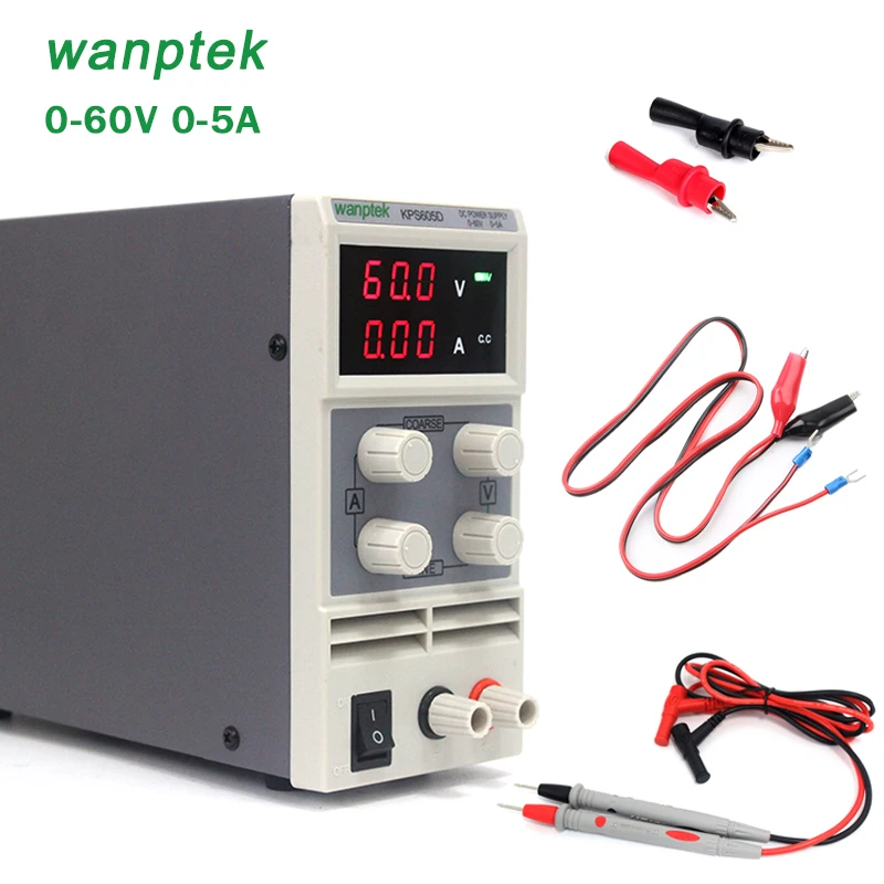 

4-Digits 100V 1A 2A 3A LED Display Adjustable Switching Regulator DC Power Supply Laptop Repair Rework 110v - 220v For Lab Test