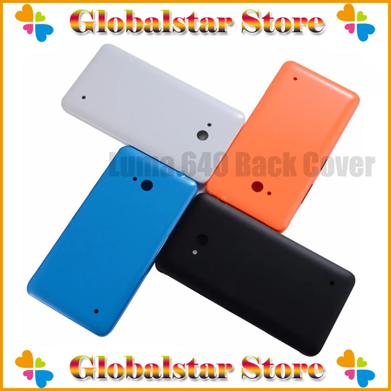 

Original New Back Cover for Microsoft Nokia Lumia 640 Housing Battery Cover Back Shell with side button