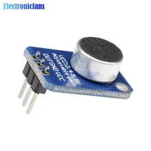 Amplificateur de Microphone Electret MAX4466 Module de carte de rupture de Gain réglable pour Arduino MAX4466 Kit de bricolage Module de carte de circuit imprimé