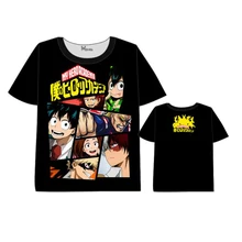 Футболка с героями мультфильма «Мой герой», «унисекс», «мидория изуку», крутая летняя футболка с короткими рукавами, футболки, 5 моделей