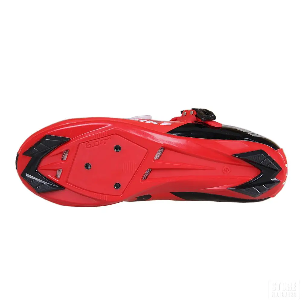 SIDEBIKE мужской Для женщин обувь для велоспорта Спорт на открытом воздухе Гонки дышащая Спортивная обувь шоссейный велосипед самозапирающийся обувь; туфли с красной