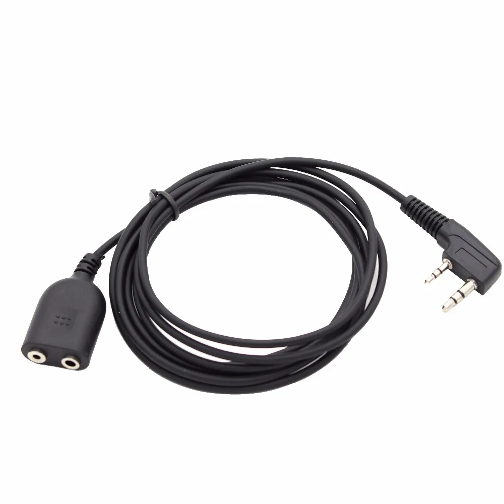 2 Meters Extension Extended Cable Cord for Kenwood 2 Pin Speaker Mic