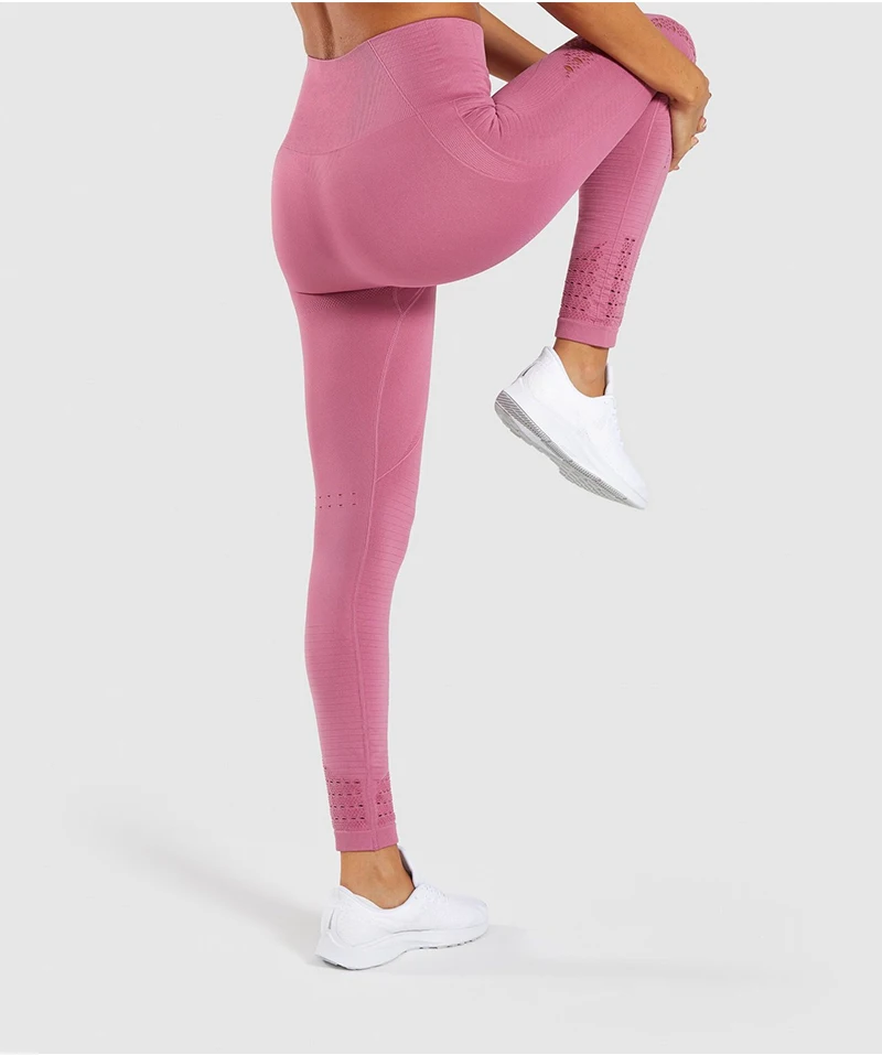 NORMOV, женские штаны для йоги, спортивная одежда для бега, эластичные леггинсы для фитнеса, Бесшовные Леггинсы для йоги, женские штаны