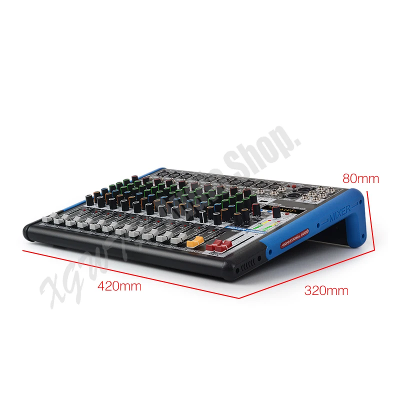 US $196.65 12 Channel Audio Bluetooth Mixer Professional Microphone Sound Mixing Console Series With 48V Phantom Power USB MP3