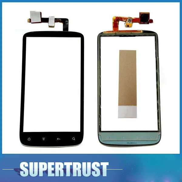 Для htc Sensation 4G G14 Z710E Сенсорный экран дигитайзер передней Стекло объектив Сенсор Панель черный Цвет с лентой